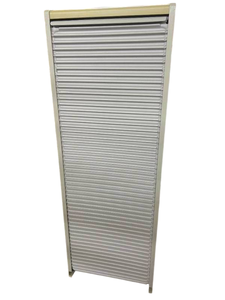 lot 22 image: Herman Miller Milcare Multi-Drawer Storage Cabinet  Features Smooth Roll-Up Accordion Door  Durable, Clean Design Ideal for Medical, Lab, or Office Use  Trusted Quality & Functionality - In Good Condition