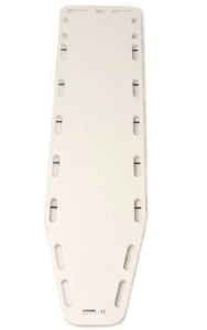 lot 14 image: MSRP $500 Ferno Millennia Emergency Transport Spinal Board Stretcher WPins -allows you to smoothly & efficiently transport patients in any space, including confined areas. Is lightweight yet strong, and is radiolucent - New Out Of Box 