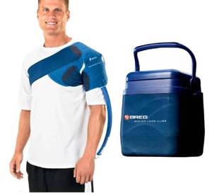 lot 43 image: MSRP $400 Breg Polar Care Cube Cold Therapy System w XL Pad & Power Cord - Great Working Condition