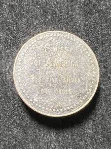 1 TROY OZ .999 FINE SILVER SWISS OF AMERICA ROUND