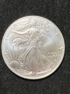 2024 AMERICAN SILVER EAGLE 1 TROY OZ .999 FINE SILVER