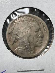 lot 17 image: 1916-D US BUFFALO NICKEL VG