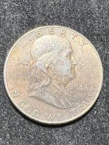 lot 22 image: 1948-D US FRANKLIN HALF DOLLAR