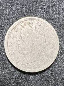 lot 28 image: 1887 US V NICKEL