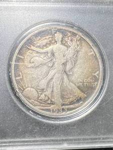 lot 40 image: 1933-S US WALKING LIBERTY HALF DOLLAR IN CASE