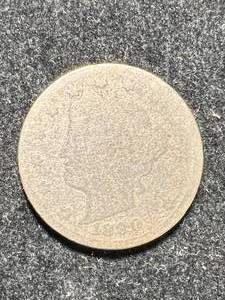 lot 53 image: 1890 US V NICKEL
