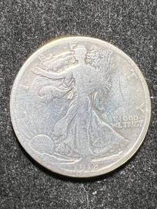 lot 65 image: 1918-D US WALKING LIBERTY HALF DOLLAR