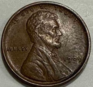 lot 13 image: 1909-VDP Penny