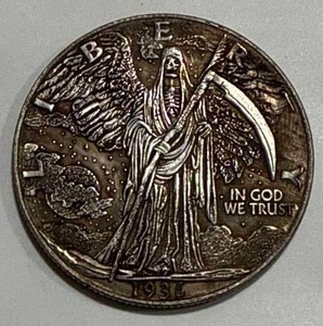 lot 24 image: Peace Hobo Dollar