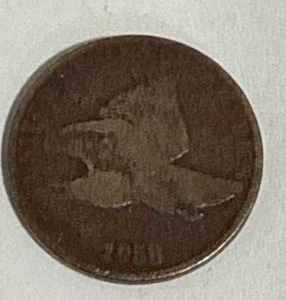 lot 20 image: 1858 Flying Eagle Cent