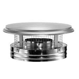 lot 36 image: DuraVent DuraPlus All-Fuel Chimney 6in. Diameter Chimney Cap Customer Returns See Pictures