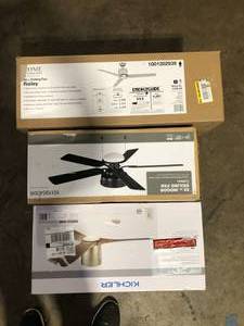 lot 3 image: Lot of  Assorted Lighting Missing Parts Various Models and Conditions  Customer Returns See Pictures