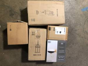 lot 43 image: Lot of Assorted Lighting Various Models and Conditions Customer Returns See Pictures
