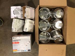 lot 44 image: Lot of Assorted Lighting and Hardware Various Models and Conditions Customer Returns See Pictures