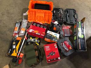 lot 54 image: Lot of Assorted Tools and Hardware Various Models and Conditions  Customer Returns See Pictures