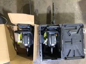 lot 64 image: Lot of Assorted Chainsaws Various Models and Conditions Customer Returns See Pictures