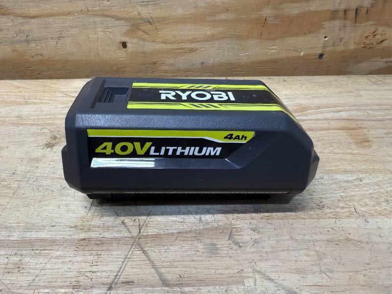 lot 163 image: RYOBI 40V Lithium 4Ah Battery