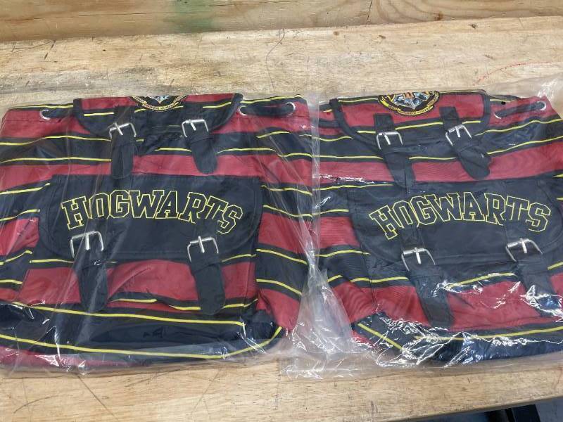 lot 69 image: Harry Potter Hogwarts Backpack Lot of 2