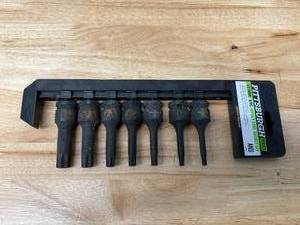 lot 45 image: PITTSBURGH 12 in. Drive Impact Star Bit Socket Set (08152530)