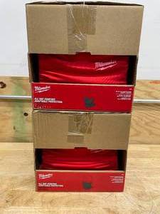 lot 130 image: Lot of 2 - (10) Milwaukee - Red WORKSKIN Performance Neck Gaiter Cap