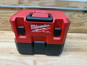 lot 54 image: Milwaukee M12 FUEL 12-Volt Lithium-Ion Cordless 1.6 Gal. WetDry Vacuum (Vacuum-Only) (Tool Only)