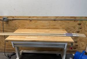 lot 28 image: Lot of 2 - Ravine 0.31 in. T x 2 in. W x 78.7 in. L Vinyl 4-in-1 Molding