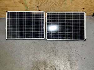 lot 94 image: Lot of 2 - THUNDERBOLT SOLAR 100 Watt Monocrystalline Solar Panel (081925240)