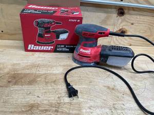 lot 186 image: BAUER 2.8 Amp, 5 in. Random Orbit Palm Sander (08192540)