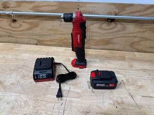 lot 222 image: Bauer 20V Right Angle Drill (082025141)