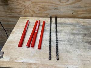 lot 223 image: Lot of 2 - SDSmax Y-Cutter Carbide Drill Bit