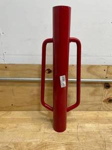 lot 219 image: Everbilt 3 in. x 9 in. x 24 in. Metal Fence Post Driver