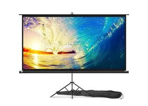 lot 265 image: PropVue Projector Screen with Stand 100 inch