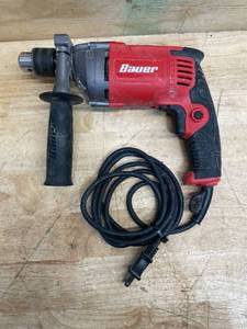 lot 269 image: BAUER 7.5 Amp, 12 in. Variable-Speed Hammer Drill (08212540)