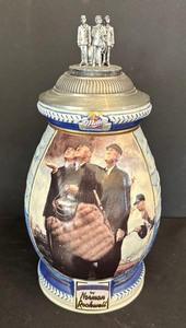 lot 91 image: Norman Rockwell Bottom of the Sixth The Saturday Evening Post Collection Stein