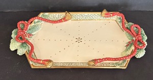 lot 106 image: Fitz & Floyd Classics Winter Holiday Platter