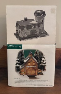 lot 152 image: Department 56 Cape Keag Fish Cannery and Pierce Boat Works Village Shops
