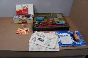 lot 110 image: Vintage Gilbert 5-In-1 Building Set