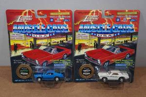 *2* Johnny Lightning Muscle Car Die Cast Replicas - 1970 Boss 302 & 1969 Eliminator