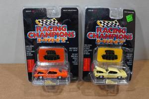 lot 163 image: 2 Racing Champions Mint Edition Die Casts - 69 Pontiac GTO Judge