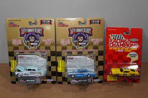 lot 174 image: 3 Racing Champions Die Casts - 51 Mercury, 65 Plymouth, 69 Ford