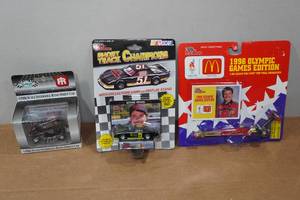 lot 188 image: Assorted Die Casts - Signed Ingersoll-Rand Sprint Car, Ernie Irvan, 96 Olympic Games