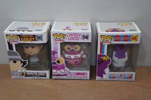 lot 238 image: 3 Funko Pop Vinyl Figurines - Candy Land, Otter Pop, Inspector Gadget