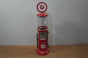 lot 276 image: Mercury Sales & Service Gas Pump Replica Gum Ball Machine