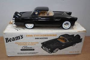 lot 285 image: Vintage Jim Beam 1956 Thunderbird Decanter
