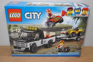 lot 298 image: Lego City ATV Race Team 239 Piece Buidling Set