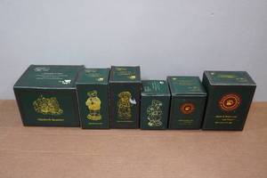 lot 319 image: 6 Boyds Bears & Friends Statues - Elizabeth Bearsly, Bud Bearsworth, Momma Bunchalove