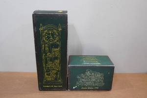 lot 327 image: 2 Boyds Bears & Friends Statues - Grandpas Ol Time Clock, Noah & Co Ark Builders