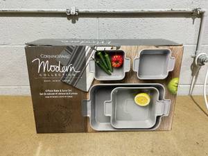 lot 129 image: 3PCS Corningware Modern Bakeware Set