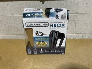 lot 133 image: BLACKDECKER Helix Performance Premium Hand Mixer, 5-Speed Mixer