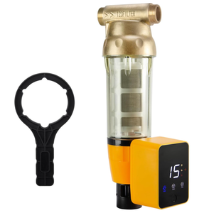 lot 31 image: iSpring WSP50ARB Spin Down Sediment Water Filter, Reusable with Touch-Screen Auto Flushing Module and Built-in Housing Scraper